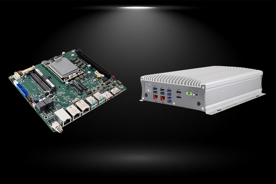 industrial motherboard or rugged IPC (Industrial PC) for embedded control applications, featuring multiple Ethernet ports, USB interfaces, and fanless enclosure for reliable EtherCAT-based automation - EtherCAT Master 4 - EM4.